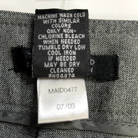 The Limited "Avery" Stretch Gray Side Zip Straight Leg Pants Size 10 - Picture 10 of 11